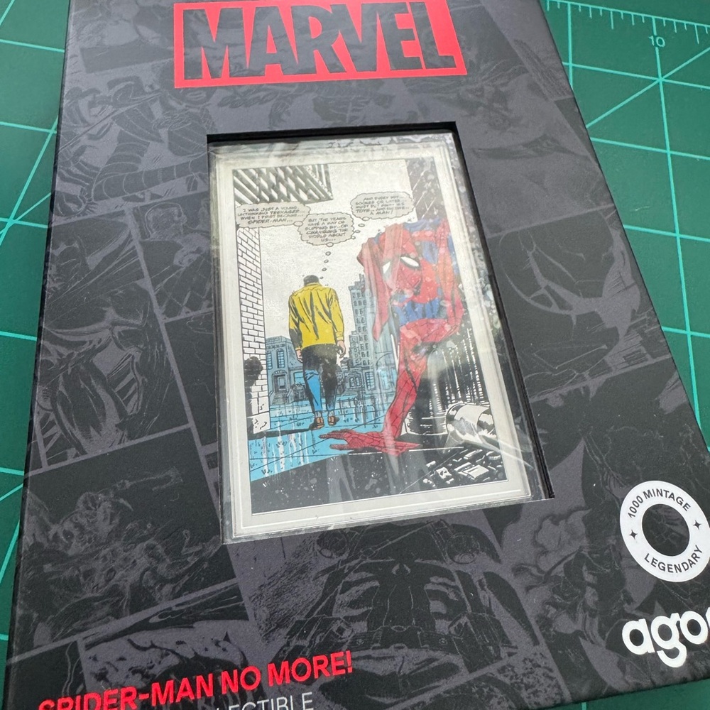 Marvel Framed Spider-Man Art Card - Red, Black, Blue